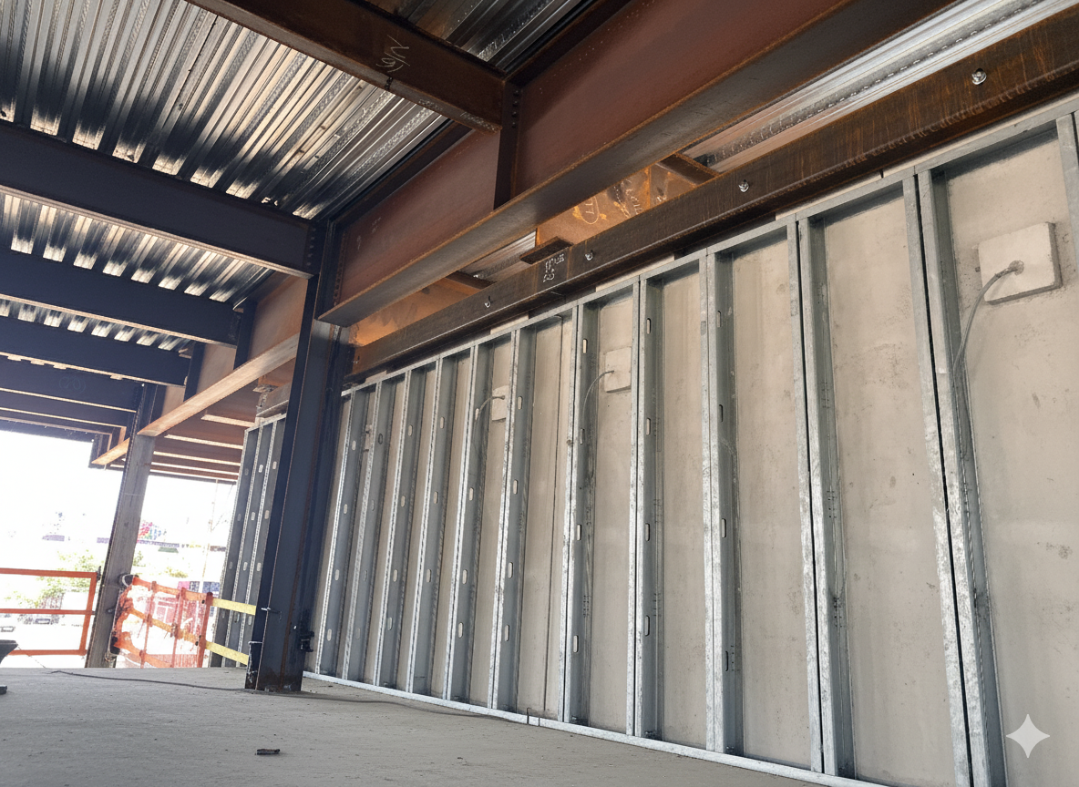 Panel Back Side View