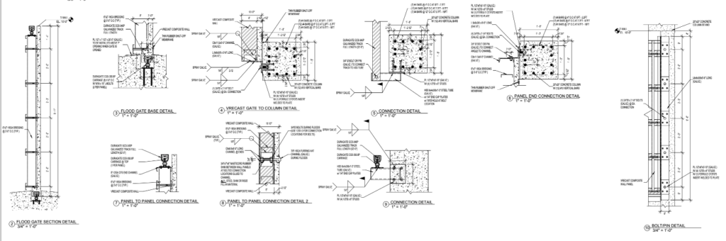 Flood Gate Drawing 2