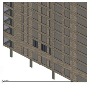 Architectural High Rise Bottom View