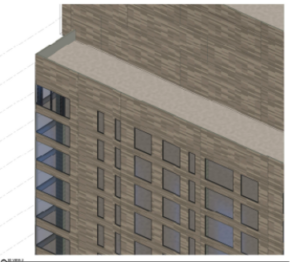 Architectural High Rise Top View